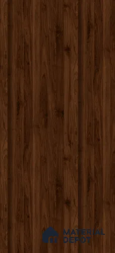 2301 Malmo Walnut Woodgrain 8 ft x 4 ft PU Finish Fascia+ Exterior Cladding HPL Sheet - 6 mm