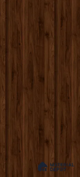 2301 Malmo Walnut Woodgrain 8 ft x 4 ft PU Finish Fascia+ Exterior Cladding HPL Sheet - 8 mm