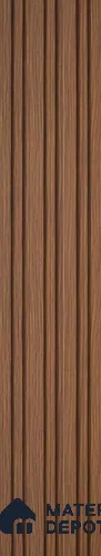 Wood Finish Charcoal Louvers/Panels | 8 ft x 5 inch - 11 mm | SM 3171 Panels  Brown| Image 1