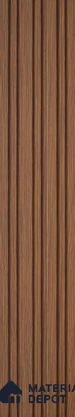 Wood Finish Charcoal Louvers/Panels | 8 ft x 5 inch - 11 mm | SM 3171 | Width is Subjected to 5% Variation