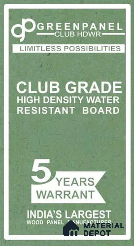 Greenpanel Club Grade 8 ft x 4 ft HDHMR - 16 mm