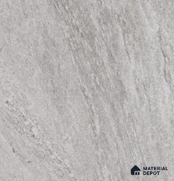 Stone Floor Tile TL 10906 Slateon Dove 2 ft x 2 ft Matte Finish Anti Skid Vitrified Tile - 12 mm | 16 Random Design | Suitable for Balcony, Terrace & Coutyard
