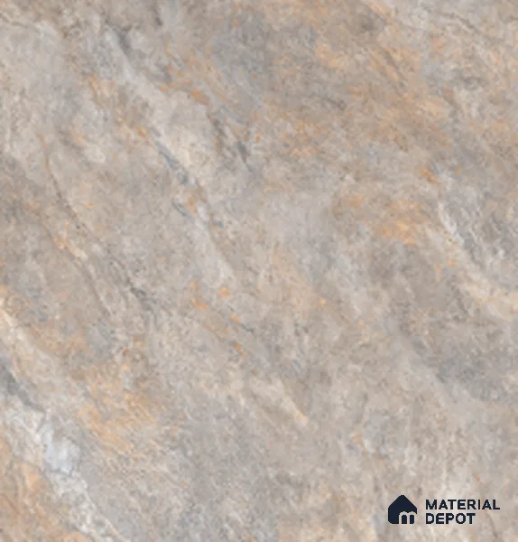 Stone Floor Tile TL 10907 B Autumn Beige 2 ft x 2 ft Matte Finish Anti Skid Vitrified Tile - 12 mm | 20 Random Design | Suitable for Balcony, Terrace & Coutyard