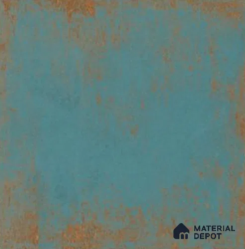 Plain Wall & Floor Tile TL 13096 Lagoon Teal 8 in x 8 in Vitrified Matte Finish - 8.5 mm | 9 Random Designs | Suitable for Living Room, Dining, Bathroom & Kitchen