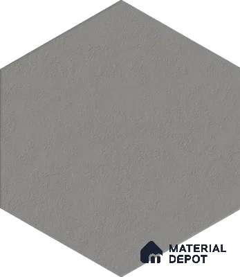 Hexagonal Wall & Floor Tile TL 13030 F Silver Veil 8.7 in x 10 in Vitrified Punch Finish - 10 mm | Suitable for Bathroom, Terrace, Elevation, Balcony, Patio & Courtyard
