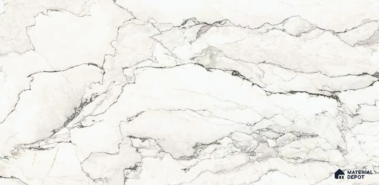 Marble Look Wall & Floor TL 10999 Dunav Evo 4 ft x 2 ft Effecto Vitrified Tile - 9 mm | 7 Random Design | Suitable For Living Room, Bedroom, Kitchen, Office & Dining