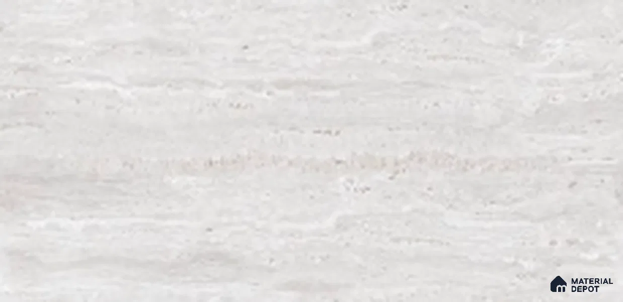Marble Look Wall & Floor TL 11010 Marmo Travertino Grey Glitech 4 ft x 2 ft Fusion Vitrified Tile - 9 mm | 6 Random Design | Suitable For Living Room, Bedroom, Kitchen, Office & Dining