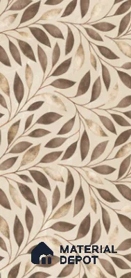 Highlighter Wall Tile TL 10304 Misty Brown Decor 4 ft x 2 ft Glossy Finish Vitrified Tile - 9 mm | Suitable For Bathroom, Accent/Feature Wall, Dining Area