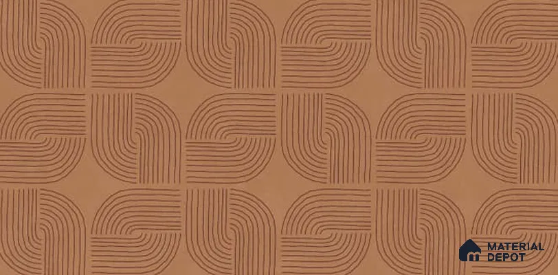 Patterned Look Wall Tile TL 10941 B Agora Bronze 4 ft x 2 ft Matte Finish Vitrified Tile - 9 mm  | Suitable For Living Room, Bedroom, Kitchen, Office & Dining