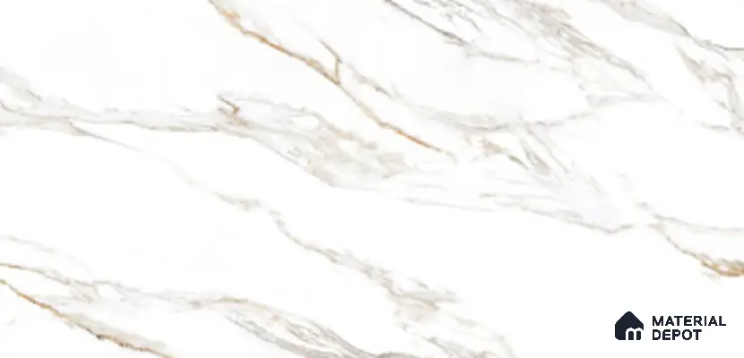 Marble Look Wall Tile TL 10943 Opulent Satuario 4 ft x 2 ft Matte Finish Vitrified Tile - 9 mm | 6 Random Design | Suitable For Living Room, Bedroom, Kitchen, Office & Dining