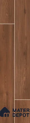 Wooden Look Floor Tile TL 10887 B Parquet Brown 4 ft x 8 inc Matte Finish Vitrified Tile - 9 mm | 6 Random Design | Suitable For Living Room, Bedroom & Dining Area | 2-3 mm Spacer is Mandatory (Sample)