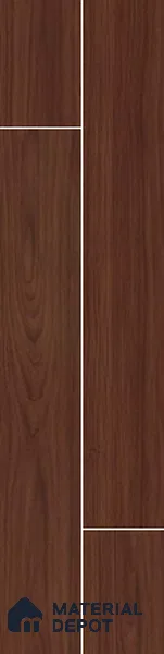 Wooden Look Floor Tile TL 10894 C Skewed Wood Wenge 4 ft x 8 inc Matte Finish Vitrified Tile - 9 mm | 4 Random Design | Suitable For Living Room, Bedroom & Dining Area | 2-3 mm Spacer is Mandatory