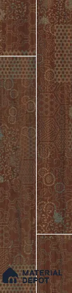 Wooden Look Floor Tile TL 10894 D Skewed Wood Wenge Decor 4 ft x 8 inc Matte Finish Vitrified Tile - 9 mm | 4 Random Design | Suitable For Living Room, Bedroom & Dining Area | 2-3 mm Spacer is Mandatory