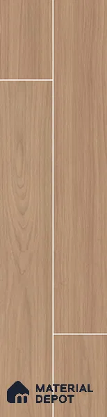 Wooden Look Floor Tile TL 10894 Skewed Wood Natural 4 ft x 8 inc Matte Finish Vitrified Tile - 9 mm | 4 Random Design | Suitable For Living Room, Bedroom & Dining Area | 2-3 mm Spacer is Mandatory
