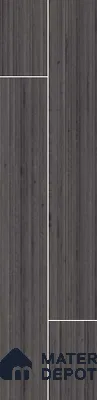Wooden Look Floor Tile TL 10895 B Striated Wood Charcoal 4 ft x 8 inc Matte Finish Vitrified Tile - 9 mm | 5 Random Design | Suitable For Living Room, Bedroom & Dining Area | 2-3 mm Spacer is Mandatory
