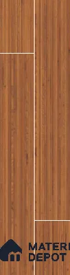 Wooden Look Floor Tile TL 10895 Striated Wood Brown 4 ft x 8 inc Matte Finish Vitrified Tile - 9 mm | 5 Random Design | Suitable For Living Room, Bedroom & Dining Area | 2-3 mm Spacer is Mandatory