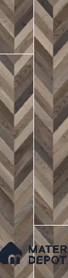 Wooden Look Floor Tile TL 10890 D Axilam Wood Choco 4 ft x 8 inc Matte Finish Vitrified Tile - 9 mm | 5 Random Design | Suitable For Living Room, Bedroom & Dining Area | 2-3 mm Spacer is Mandatory