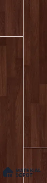 Wooden Look Floor Tile TL 10896 C Entana Wood Wenge 4 ft x 8 inc Matte Finish Vitrified Tile - 9 mm | 6 Random Design | Suitable For Living Room, Bedroom & Dining Area | 2-3 mm Spacer is Mandatory