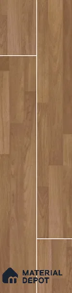 Wooden Look Floor Tile TL 10896 B Entana Wood Natural 4 ft x 8 inc Matte Finish Vitrified Tile - 9 mm | 6 Random Design | Suitable For Living Room, Bedroom & Dining Area | 2-3 mm Spacer is Mandatory