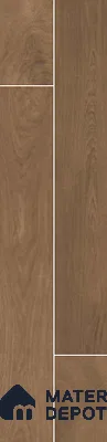 Wooden Look Floor Tile TL 10897 Oxford Cognac 4 ft x 8 inc Matte Finish Vitrified Tile - 9 mm | 6 Random Design | Suitable For Living Room, Bedroom & Dining Area | 2-3 mm Spacer is Mandatory