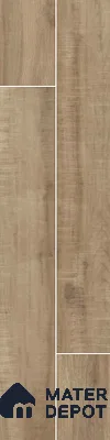 Wooden Look Floor Tile TL 10892 B Elango Wood Brown 4 ft x 8 inc Matte Finish Vitrified Tile - 9 mm | 7 Random Design | Suitable For Living Room, Bedroom & Dining Area | 2-3 mm Spacer is Mandatory
