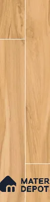 Wooden Look Floor Tile TL 10899 Kios Brown 4 ft x 8 inc Matte Finish Vitrified Tile - 9 mm | 9 Random Design | Suitable For Living Room, Bedroom & Dining Area | 2-3 mm Spacer is Mandatory