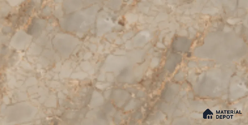 Marble Floor & Wall Tile TL 09757 Brag Grey Glit 5 ft x 3 ft  Finish Vitrified Large Format Tile - 9 mm | 3 Random Design | Suitable For Living Room, Bedroom, Dining Area