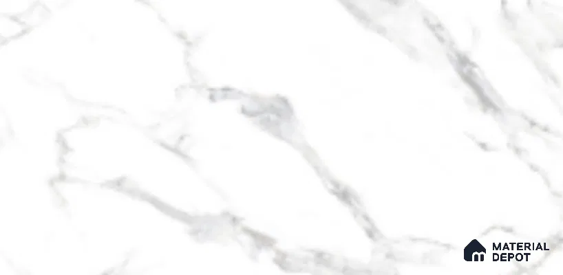 Marble Floor & Wall Tile TL 09767 Vento Satuario 5 ft x 3 ft  Finish Vitrified Large Format Tile - 9 mm | 3 Random Design | Suitable For Living Room, Bedroom, Dining Area