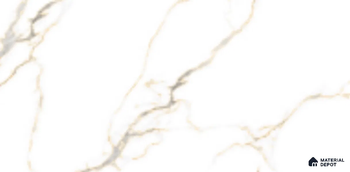 Marble Floor & Wall Tile TL 09768 Miti White 5 ft x 3 ft Finish Vitrified Large Format Tile - 9 mm | 4 Random Design | Suitable For Living Room, Bedroom, Dining Area