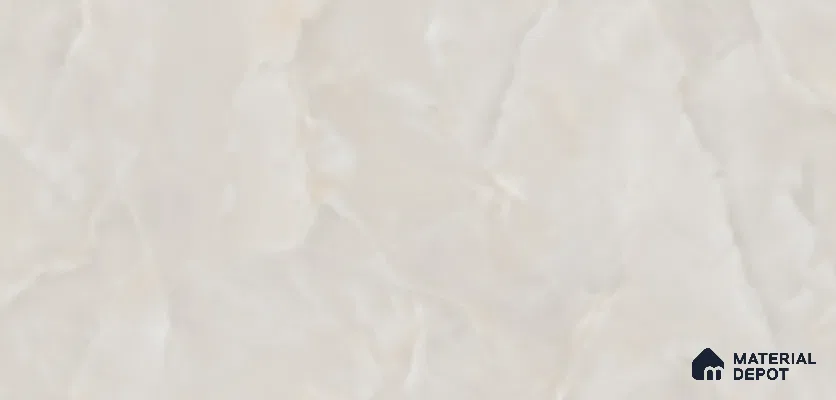 Marble Floor & Wall Tile TL 09765 Rose Onyx Crema 5 ft x 3 ft  Finish Vitrified Large Format Tile - 9 mm | 4 Random Design | Suitable For Living Room, Bedroom, Dining Area