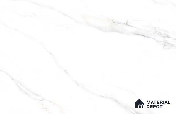 Marble Look Wall & Floor TL 10945 B Palido White 6 ft x 4 ft Polished Finish Large Formate Vitrified Tile - 9 mm | 4 Random Design | Suitable For Living Room, Bedroom, Kitchen, Office & Dining | Adhesive and Spacers Must be Used During Installation