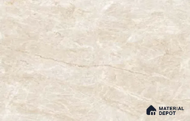 Marble Look Wall & Floor TL 10958 Taj Mahal 6 ft x 4 ft Infinia Finish Large Formate Vitrified Tile - 9 mm | 3 Random Design | Suitable For Living Room, Bedroom, Kitchen, Office & Dining | Adhesive and Spacers Must be Used During Installation