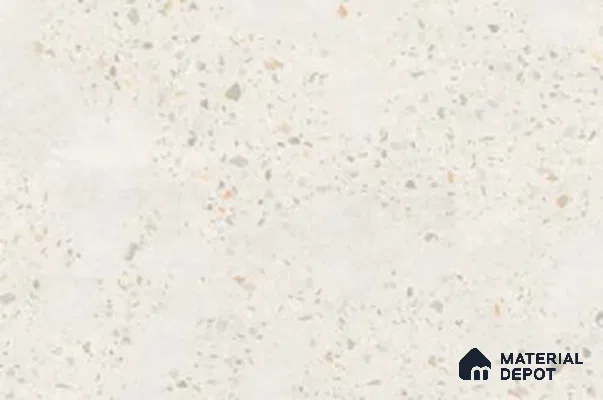 Large Format Terrazzo Wall & Floor TL 10949 Trieste Beige 6 ft x 4 ft Matte Finish Vitrified Tile - 9 mm | 2 Random Design | Suitable For Living Room, Bedroom, Office & Dining | Adhesive and Spacers Must be Used During Installation