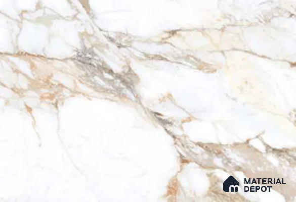 Marble Look Wall & Floor TL 10967 Ortiz Brown 6 ft x 4 ft Polished Finish Large Formate Vitrified Tile - 9 mm | 3 Random Design | Suitable For Living Room, Bedroom, Kitchen, Office & Dining | Adhesive and Spacers Must be Used During Installation