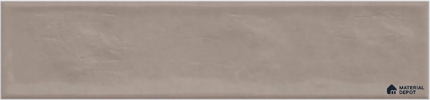 Subway Wall Tile TL 13031 N Warm Greige 10.2 inch x 2.3 inch Vitrified Glossy Finish - 8.5 mm | 18 Random Designs | Suitable for Kitchen, Bathroom Walls & Backsplashes