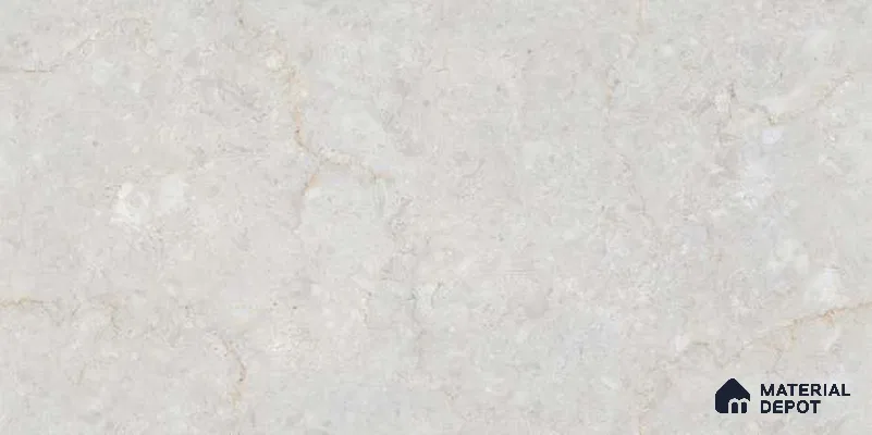 Marble Look Floor Tile TL 06638 Elite Marfil Bianco Glit 4 ft x 2 ft Vitrified Matte Finish - 9 mm | (Random 6) | Suitable for Living Room, Bedroom, Bathroom, Kitchen, Office, Elevation & Dining