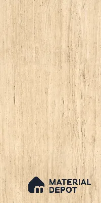 Marble Look Wall & Floor Tile TL 06645 B Elite Travertino Beige 4 ft x 2 ft Vitrified Matte Finish - 9 mm | (Random 4) | Suitable for Living Room, Bedroom, Bathroom, Kitchen, Office, Elevation & Dining
