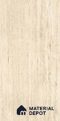 Marble Look Wall & Floor Tile TL 06645 C Elite Travertino Crema 4 ft x 2 ft Vitrified Matte Finish - 9 mm | (Random 4) | Suitable for Living Room, Bedroom, Bathroom, Kitchen, Office, Elevation & Dining (Sample)