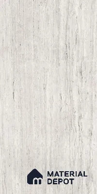 Marble Look Wall & Floor Tile TL 06645 Elite Travertino Grey 4 ft x 2 ft Vitrified Matte Finish - 9 mm | (Random 4) | Suitable for Living Room, Bedroom, Bathroom, Kitchen, Office, Elevation & Dining (Sample)