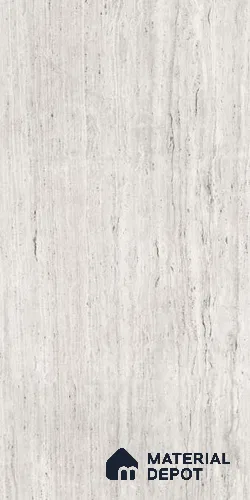 Marble Look Wall & Floor Tile TL 06645 Elite Travertino Grey 4 ft x 2 ft Vitrified Matte Finish - 9 mm | (Random 4) | Suitable for Living Room, Bedroom, Bathroom, Kitchen, Office, Elevation & Dining