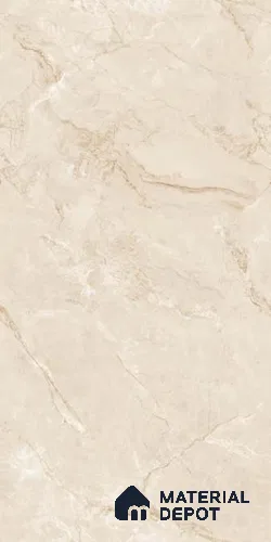 Marble Look Wall & Floor Tile TL 06639 C British Beige Glit 4 ft x 2 ft Vitrified Matte Finish - 9 mm | (Random 5) | Suitable for Living Room, Bedroom, Bathroom, Kitchen, Office, Elevation & Dining