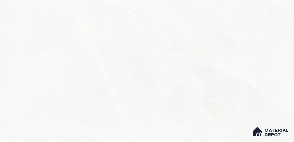 Marble Look Wall & Floor Tile TL 06654 Versatile Bianco 6 ft x 4 ft Vitrified Glossy Finish - 9 mm | (Random 3) | Suitable for Living Room, Bedroom, Bathroom, Kitchen, Office, Elevation & Dining | Adhesive and Spacers Must be Used During Installation