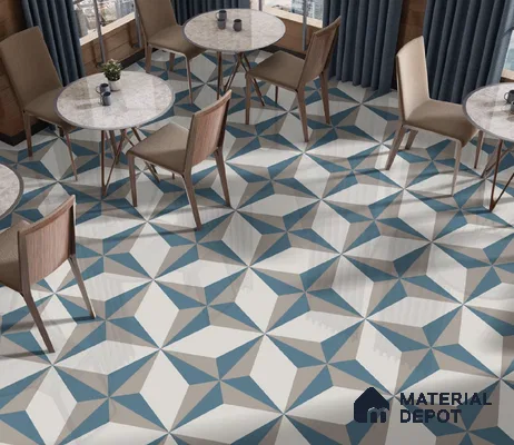 155 Moroccan Series 300x300 mm  Finish Wall & Floor Tile | Please Expect a Slight Variation of Pattern (Sample)