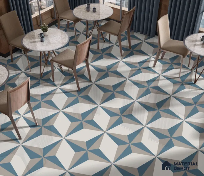 155 Moroccan Series 300x300 mm  Finish Wall & Floor Tile | Please Expect a Slight Variation of Pattern (Sample)