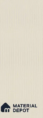 Light Beige Fluted Solid Color Look LM 19292 Metallic White 8 ft x 4 ft Texture Finish Decorative Laminate - 1 mm | Suitable for TV Unit, Wardrobe, Kitchen Cabinets