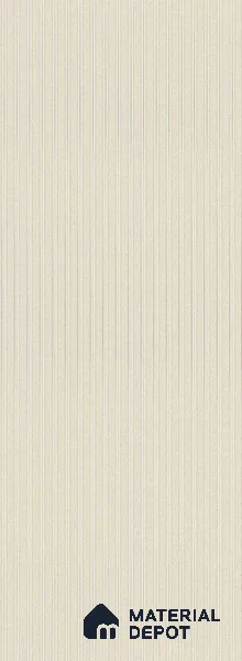 Light Beige Fluted Solid Color Look LM 19292 Metallic White 8 ft x 4 ft Texture Finish Decorative Laminate - 1 mm | Suitable for TV Unit, Wardrobe, Kitchen Cabinets