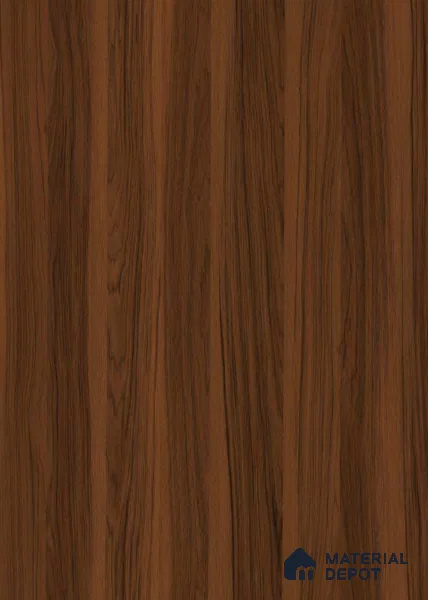 Wooden Look LM 19180 Wattle Juglans 8 ft x 4 ft Texture Finish Decorative Laminate - 1 mm | Suitable for TV Unit, Wardrobe, Kitchen Cabinets