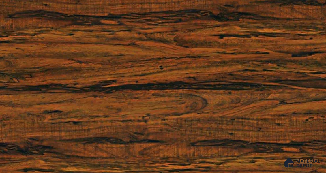 Wooden Look LM 19316 Tropical Wood 8 ft x 4 ft Texture Finish Decorative Laminate - 1 mm | Suitable for TV Unit, Wardrobe, Kitchen Cabinets