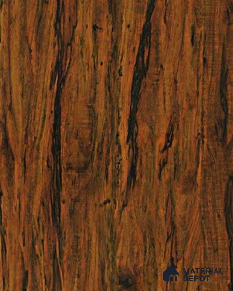 Wooden Look LM 19338 Tropical Wood 8 ft x 4 ft Texture Finish Decorative Laminate - 1 mm | Suitable for TV Unit, Wardrobe, Kitchen Cabinets