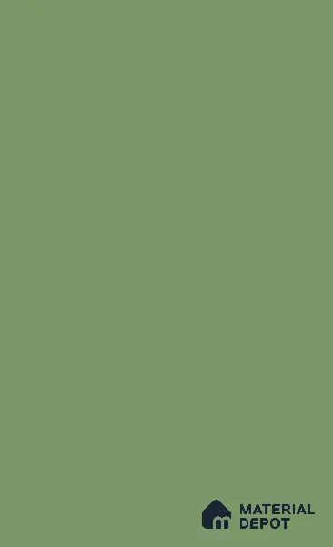 Solid Colors Look LM 19236 Moss Green 8 ft x 4 ft Matte Finish Decorative Laminate - 1 mm | Suitable for Living Room, Kitchen, Office